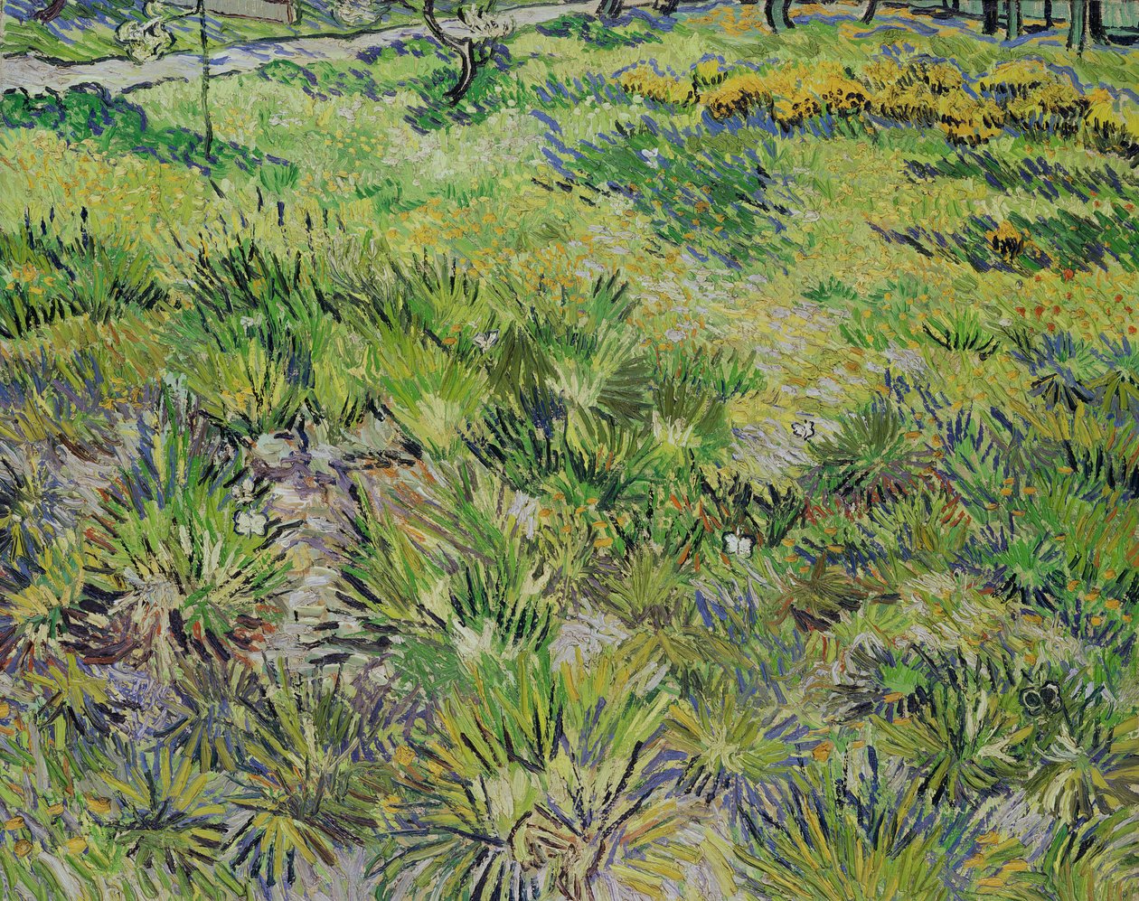 Eng med sommerfugler, 1890 av Vincent van Gogh