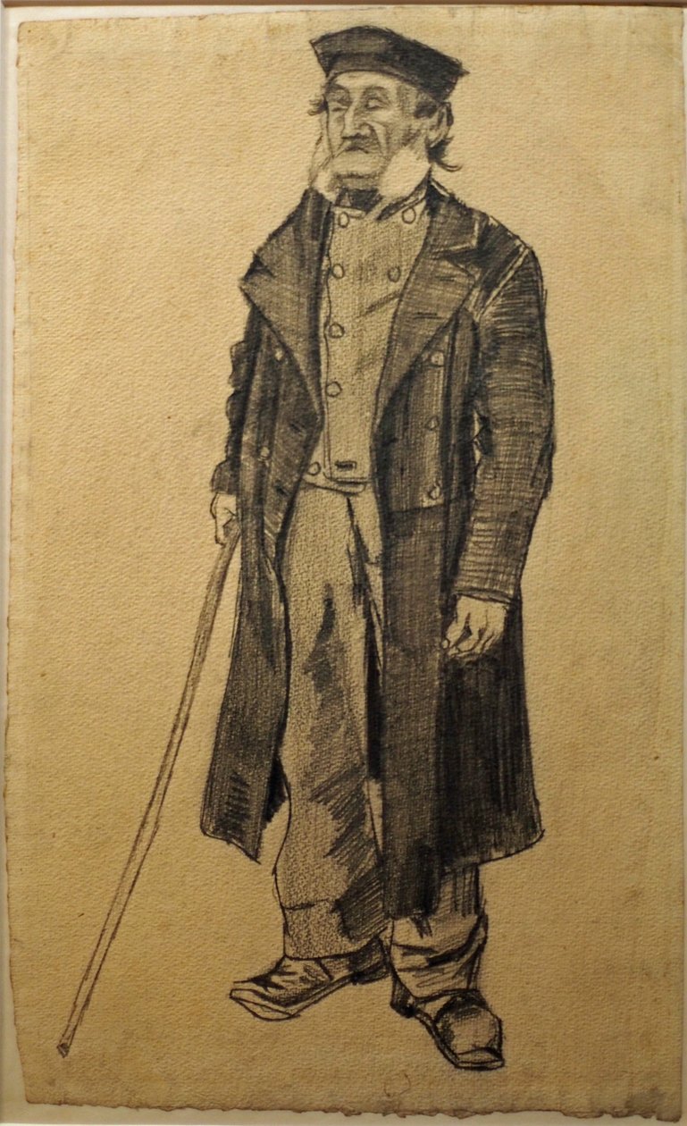 Gubbe med en pinne av Vincent van Gogh