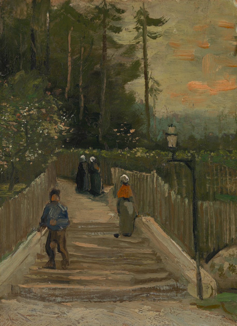 Stien i Montmartre av Vincent van Gogh