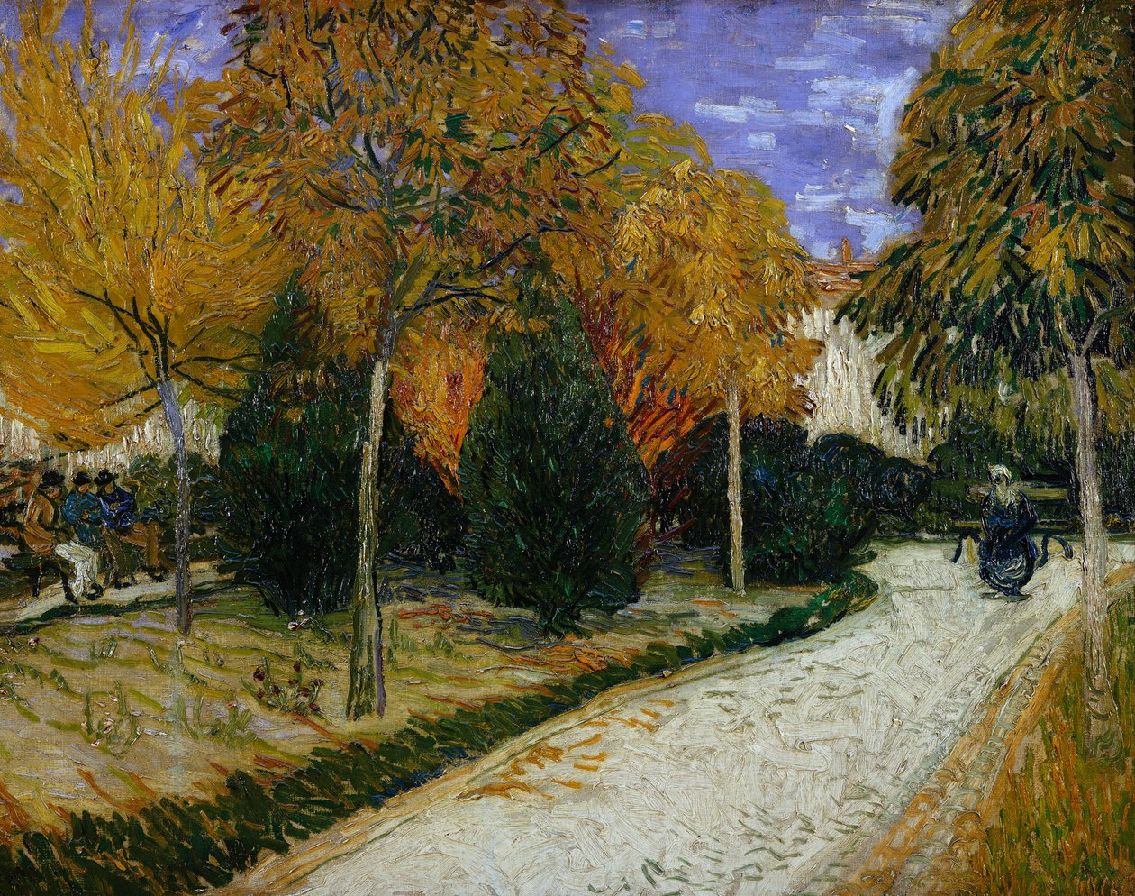 Sti i parken ved Arles, 1888 av Vincent van Gogh