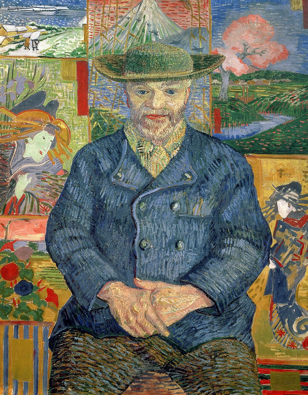 Pere Tanguy (far Tanguy), 1887-88 av Vincent van Gogh