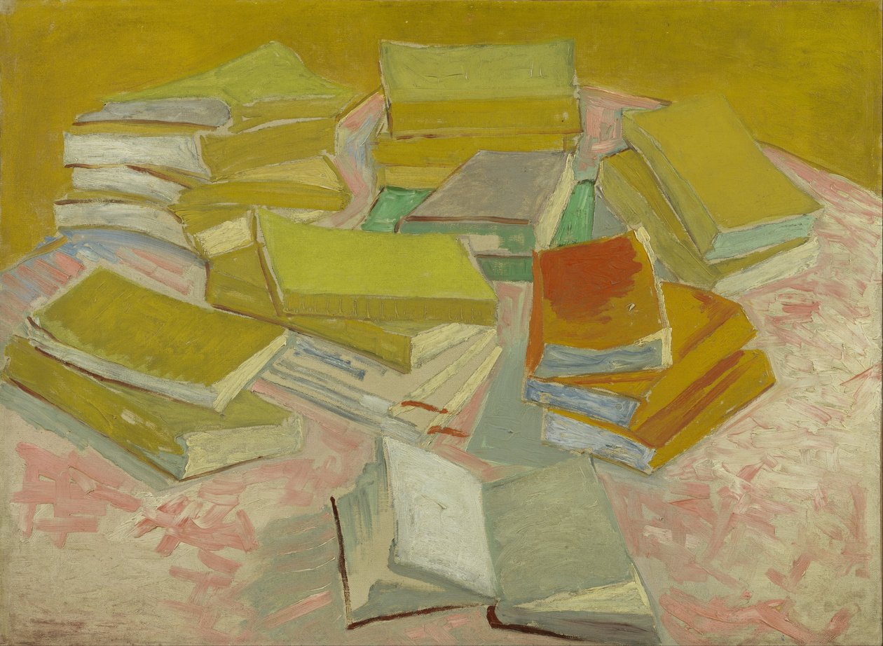 Bunker med franske romaner av Vincent van Gogh