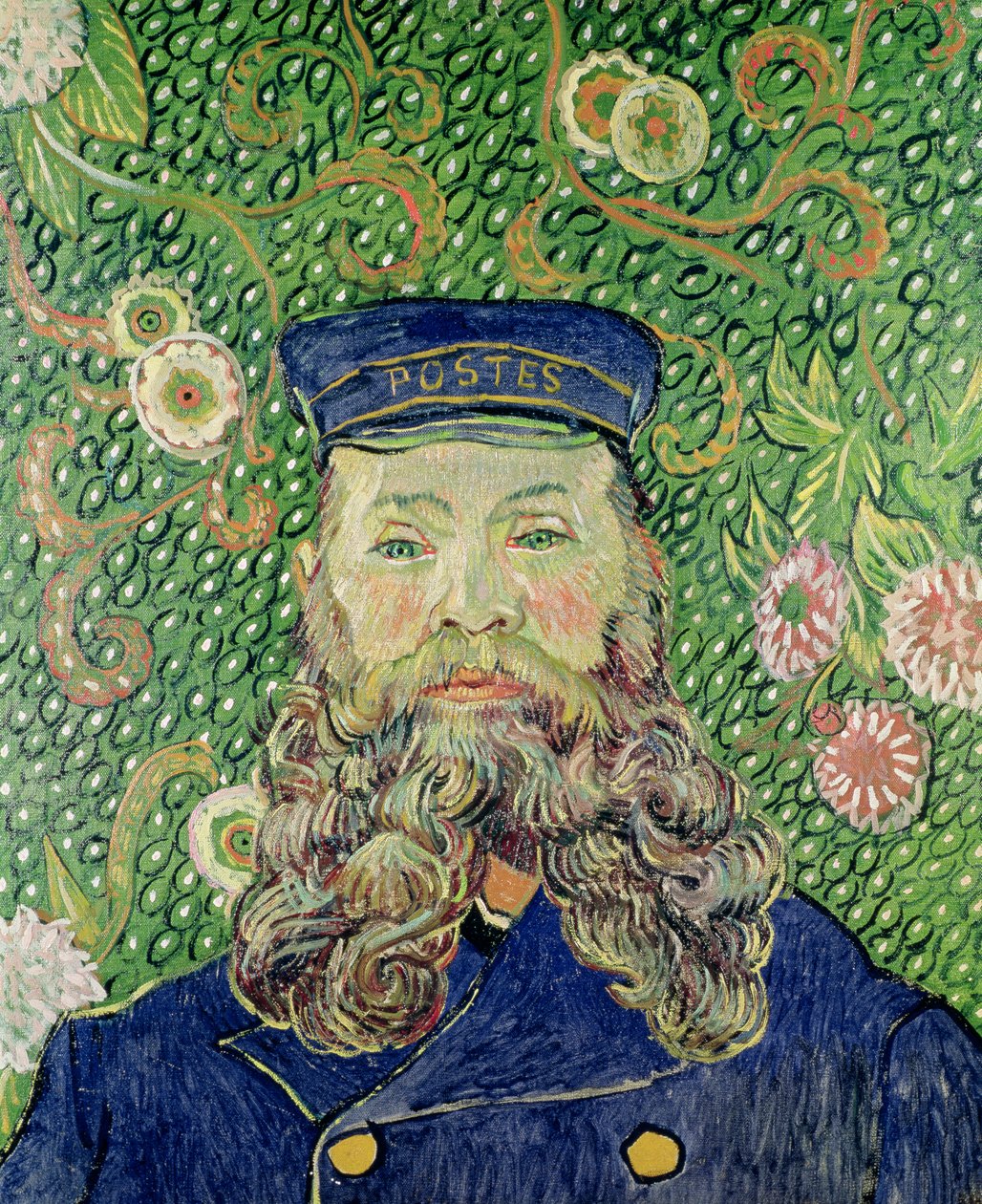 Portrett av postmannen Joseph Roulin, 1889 av Vincent van Gogh