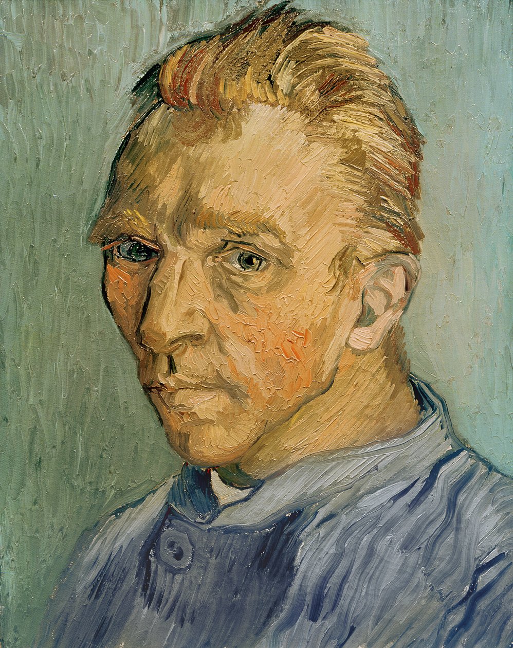 Selvportrett, 1889 av Vincent van Gogh