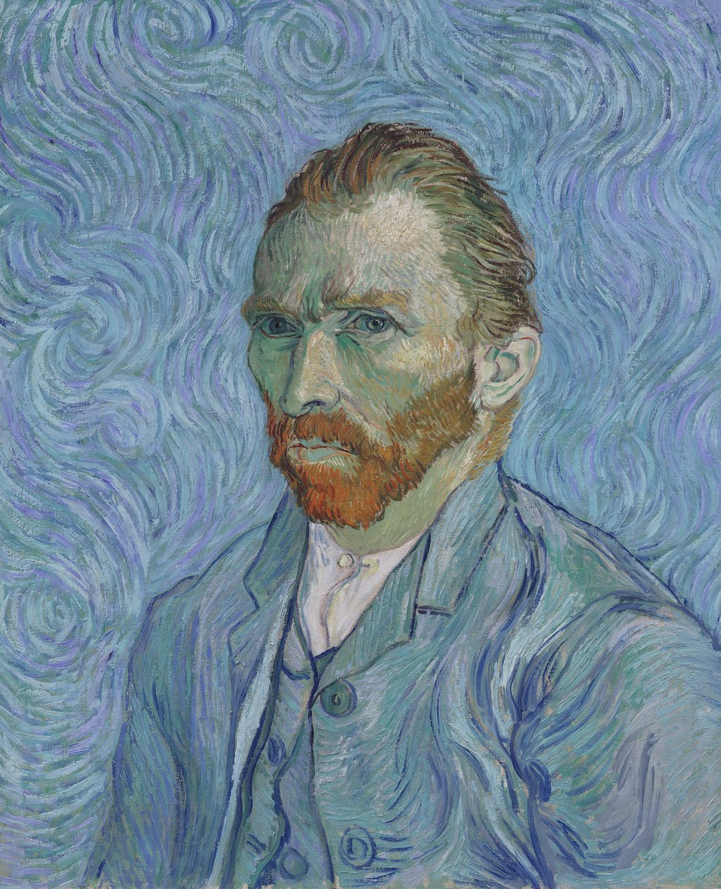 Selvportrett, 1889 av Vincent van Gogh