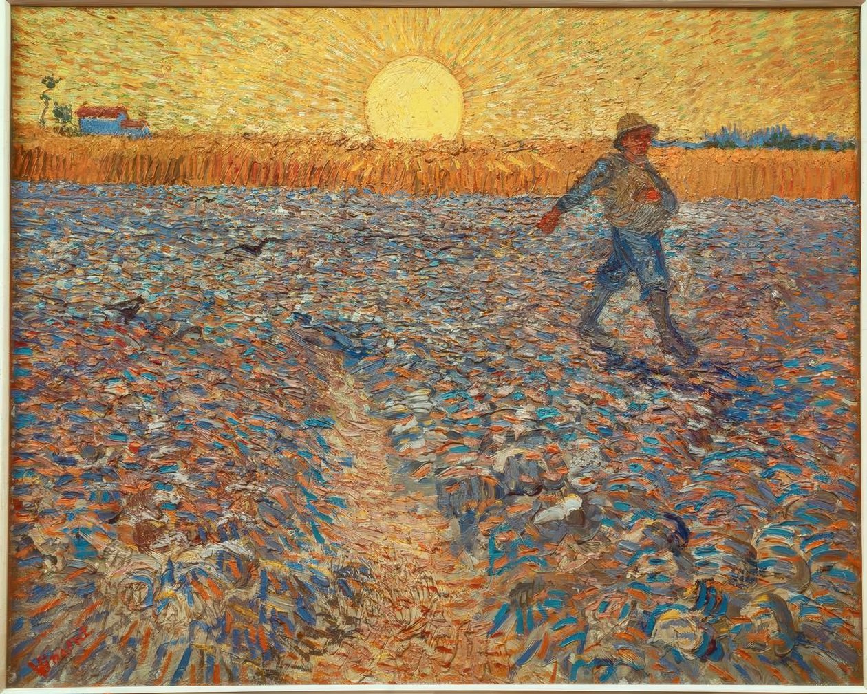 Sår ved solnedgang av Vincent van Gogh
