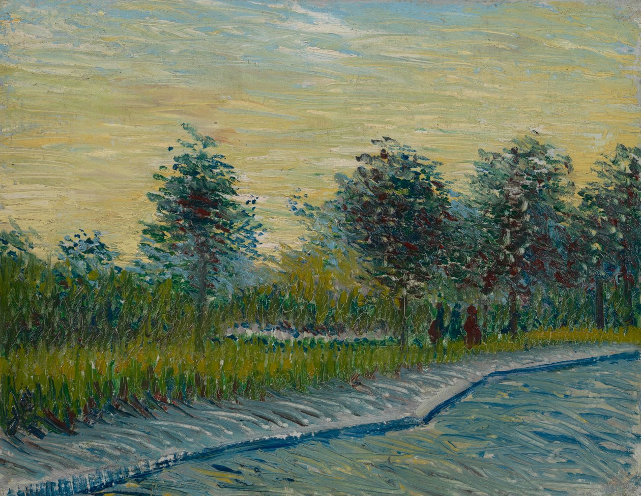 Square Saint-Pierre ved solnedgang av Vincent van Gogh
