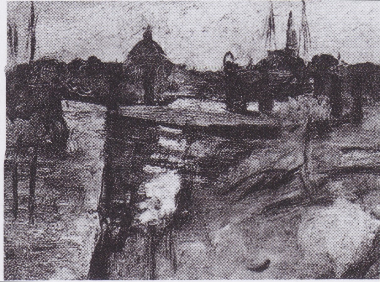 Byutsikt over Amsterdam av Vincent van Gogh