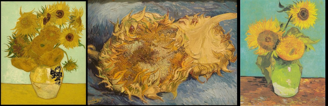 Stilleben med 12 solsikker av Vincent van Gogh