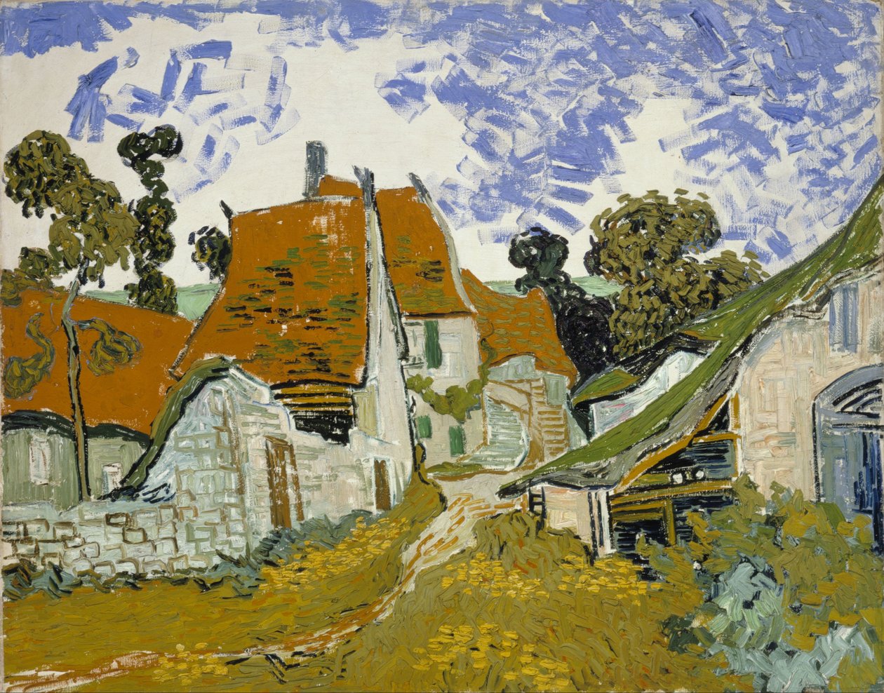 Gaten i Auvers-sur-Oise av Vincent van Gogh