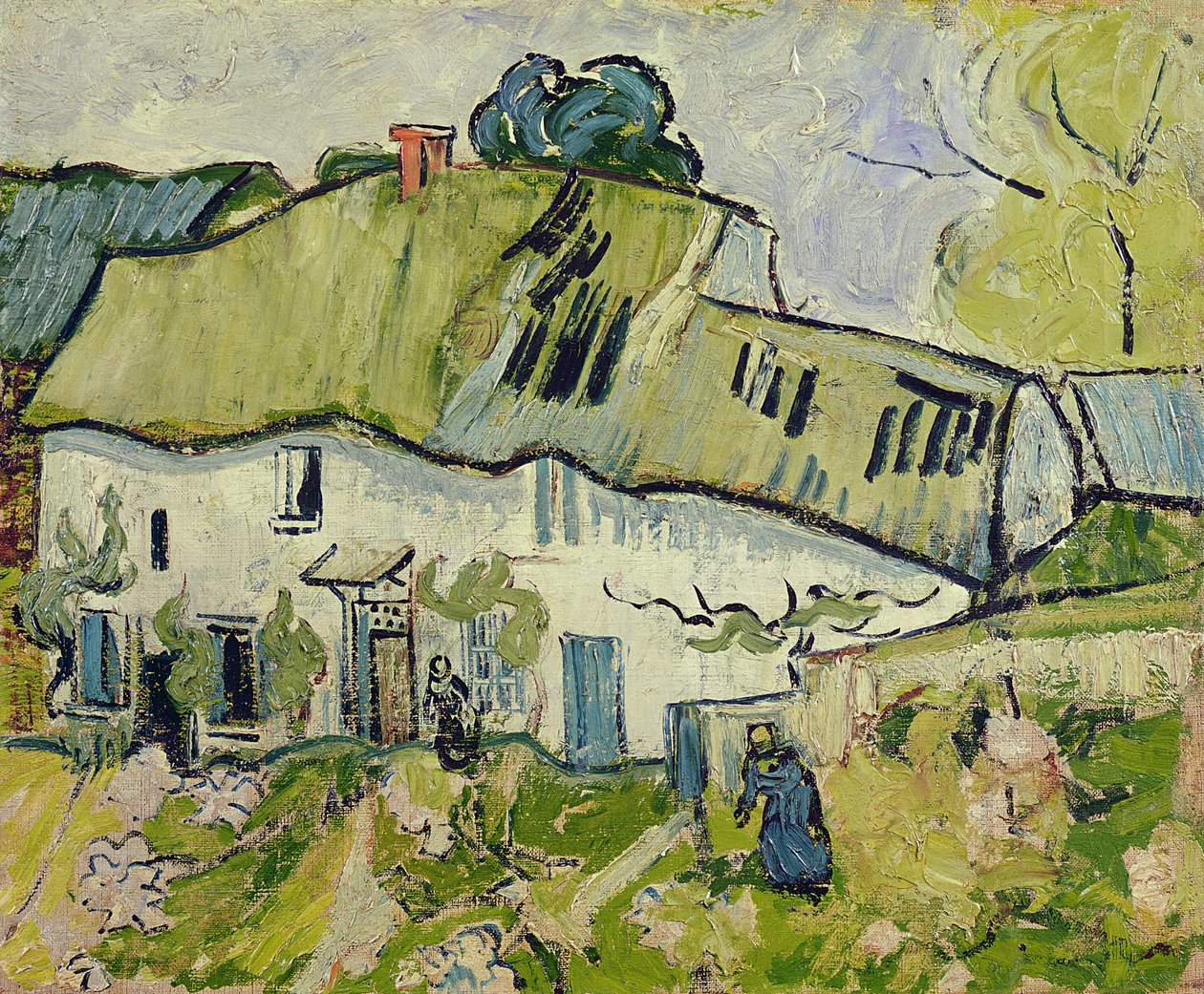 Gården om sommeren, 1890 av Vincent van Gogh