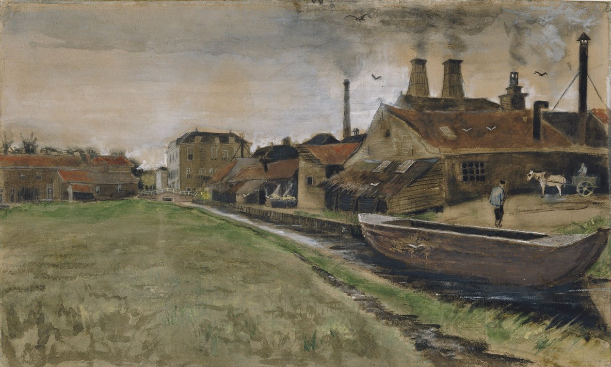 Jernmøllen i Haag av Vincent van Gogh