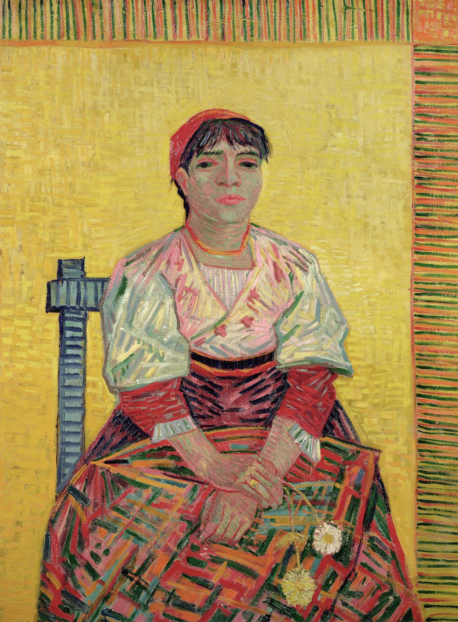 Italieneren: Agostina Segatori, 1887 av Vincent van Gogh