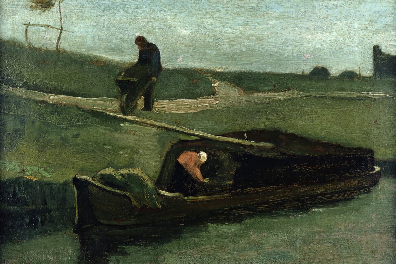 Torvbåten, 1883 av Vincent van Gogh