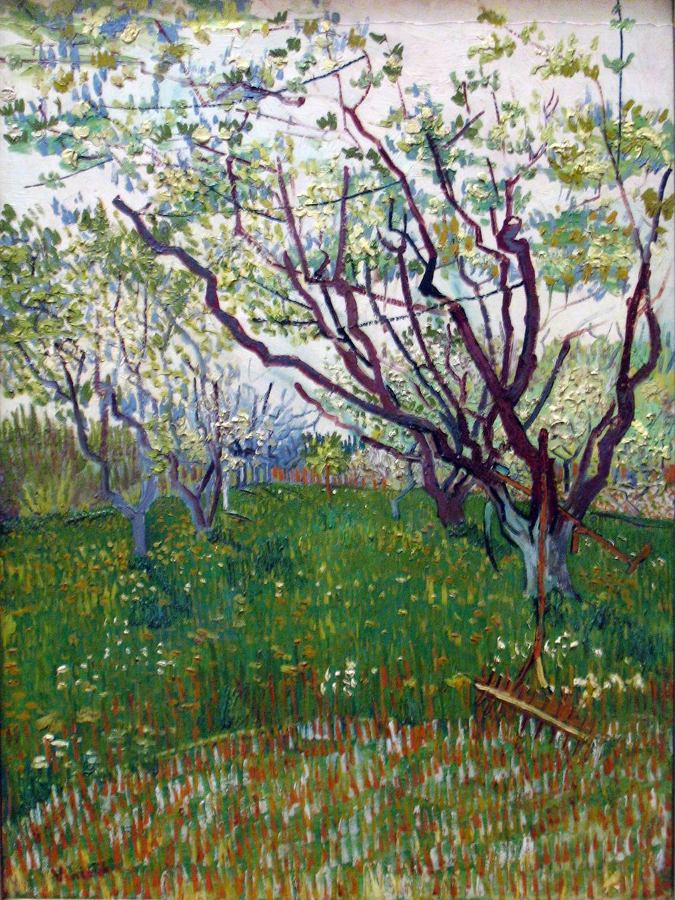 Den blomstrende frukthagen av Vincent van Gogh