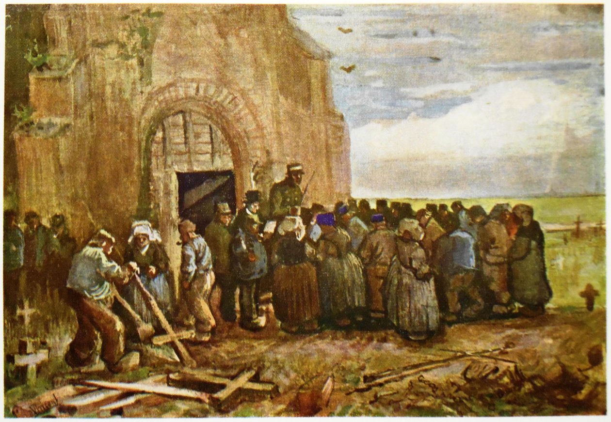 Salget av korsene på kirkegården av Vincent van Gogh