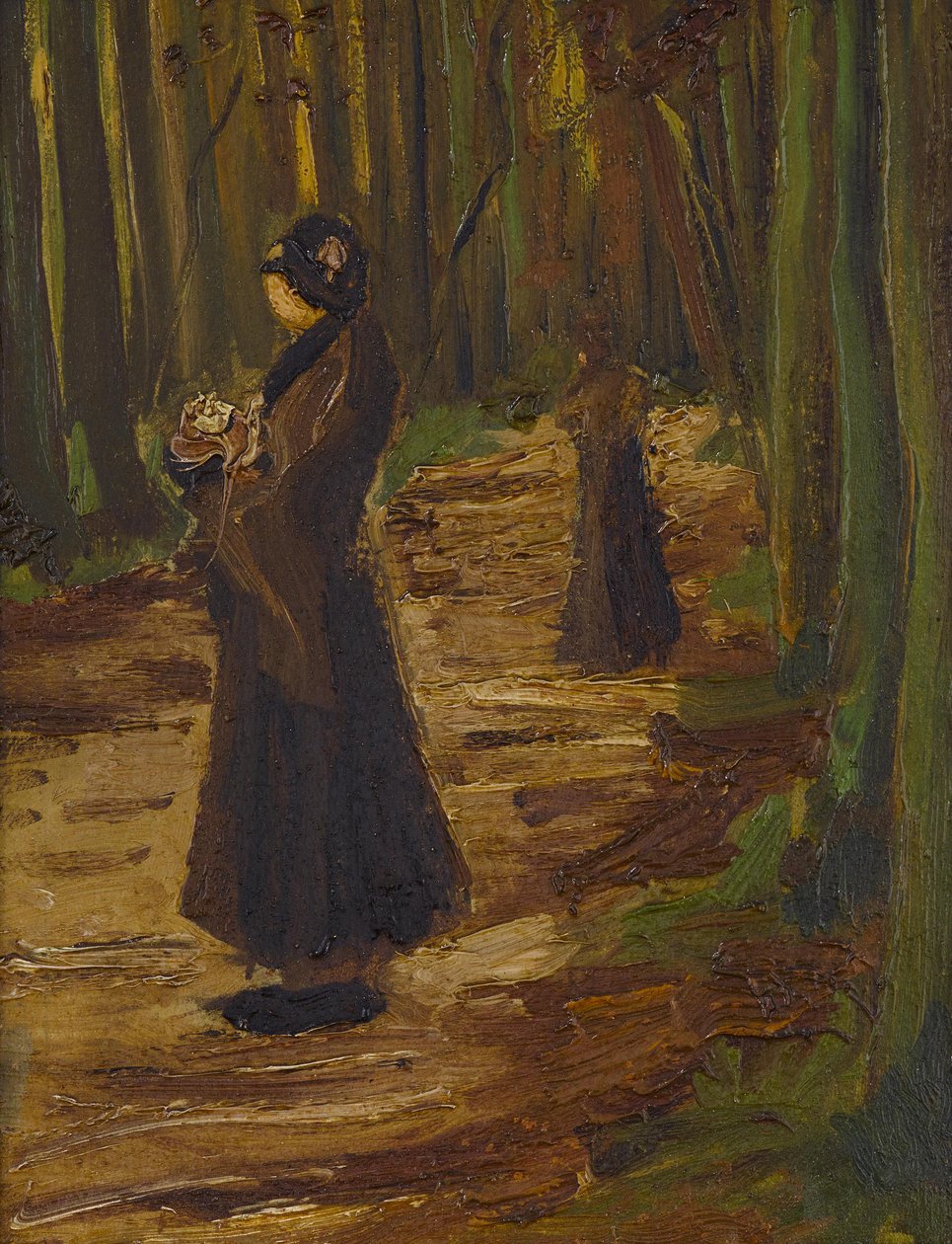 To kvinner i skogen av Vincent van Gogh
