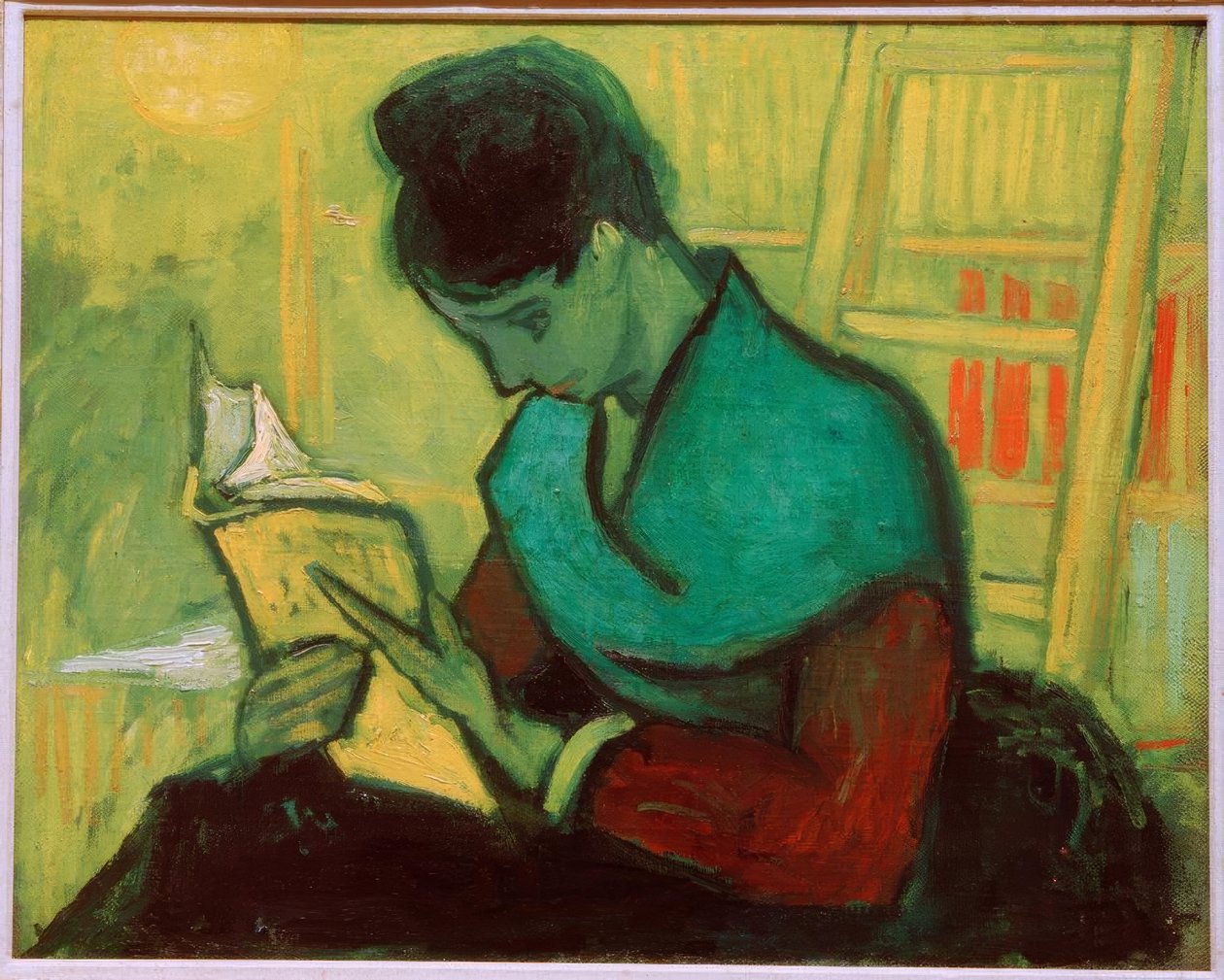 En leser av romaner av Vincent van Gogh
