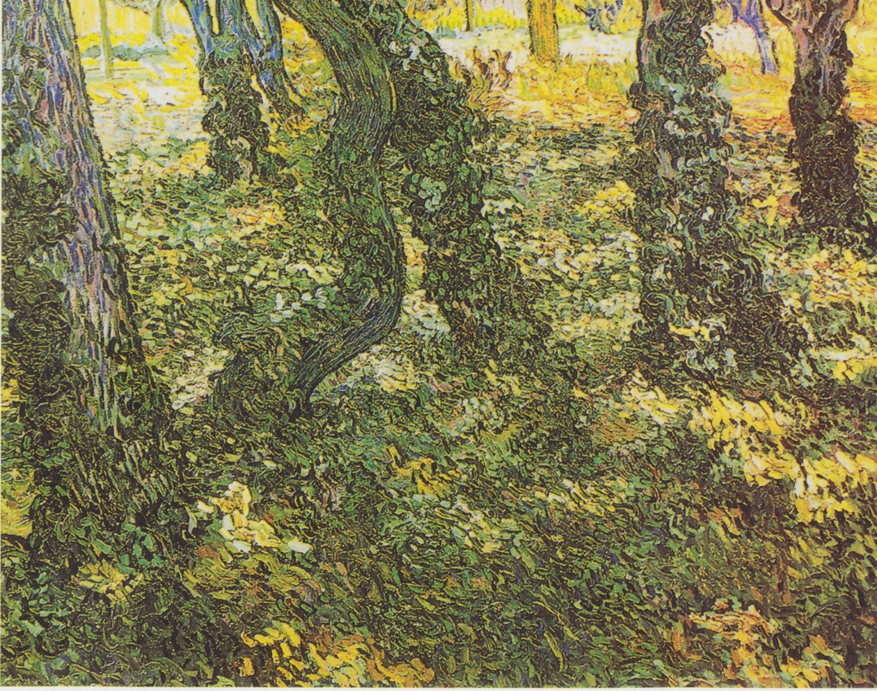 Undervekst med eføy av Vincent van Gogh