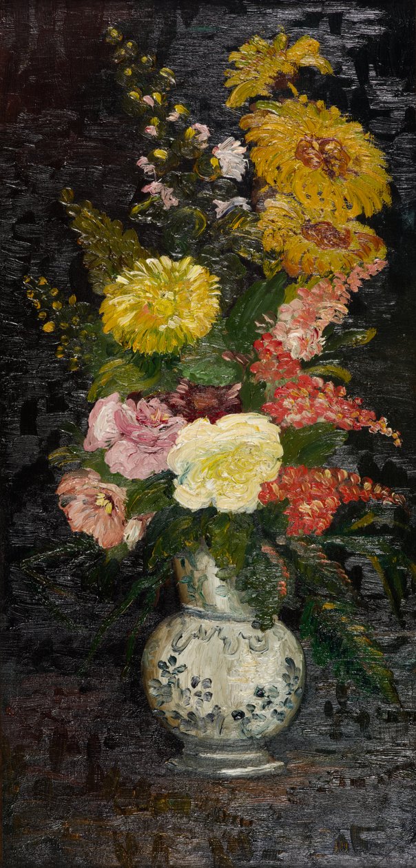 Vase med blomster, 1886 av Vincent van Gogh