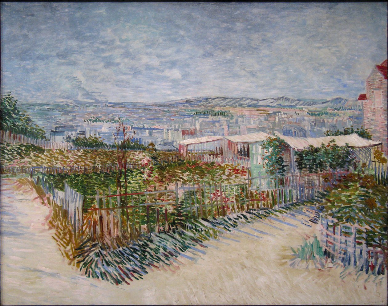 Vegetabilsk hage på Montmartre av Vincent van Gogh