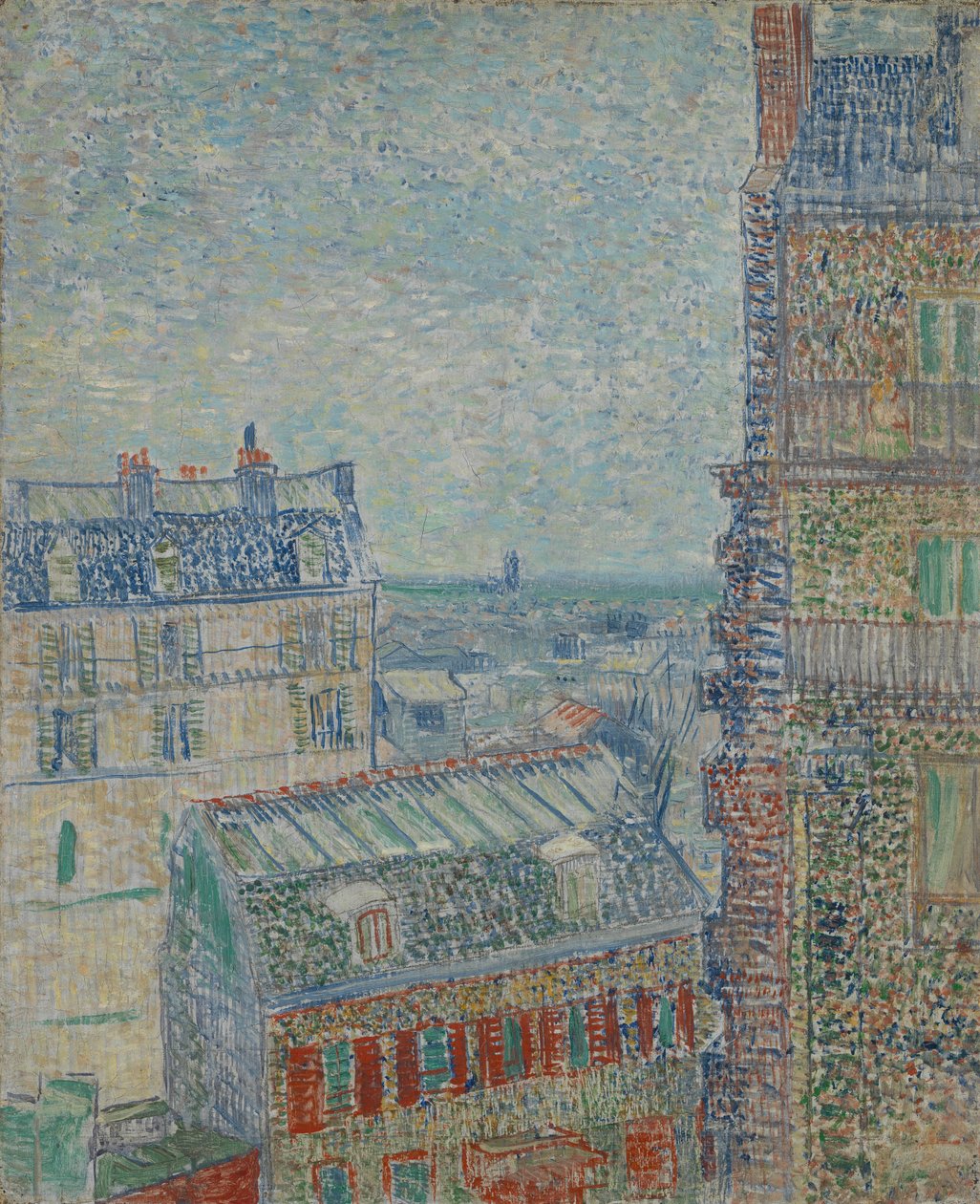 Utsikt fra Theos leilighet av Vincent van Gogh