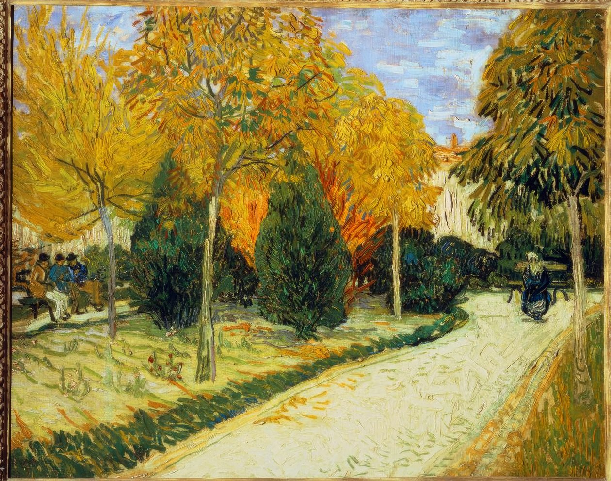 Sti i Arles-parken av Vincent van Gogh