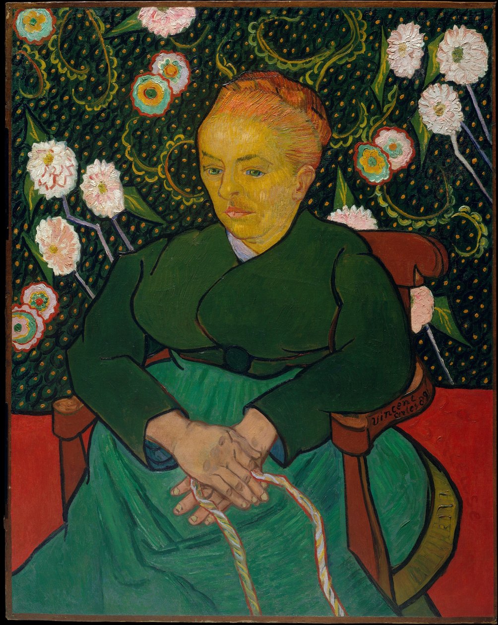 Kvinne som rocker en vugge av Vincent van Gogh