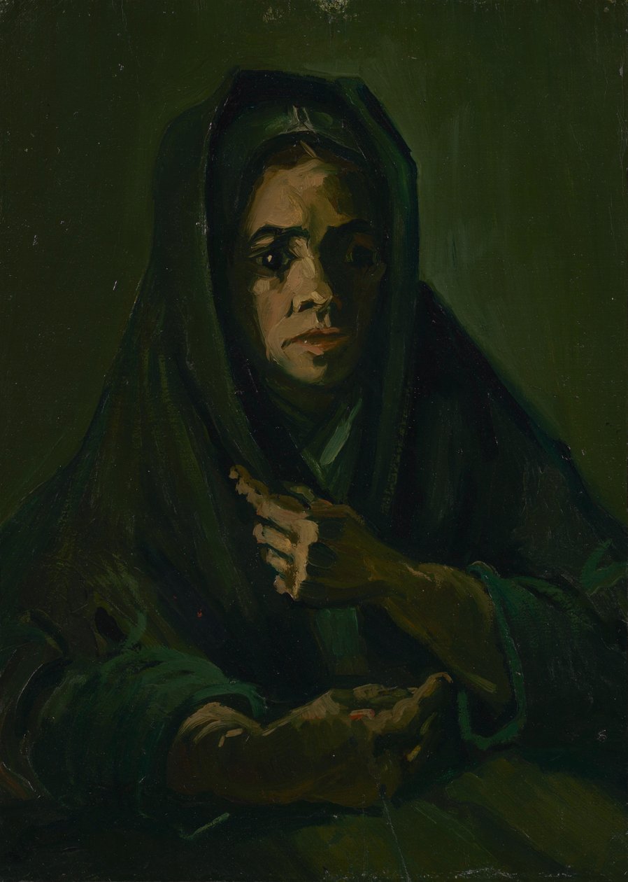 Kvinne med sørgesjal av Vincent van Gogh