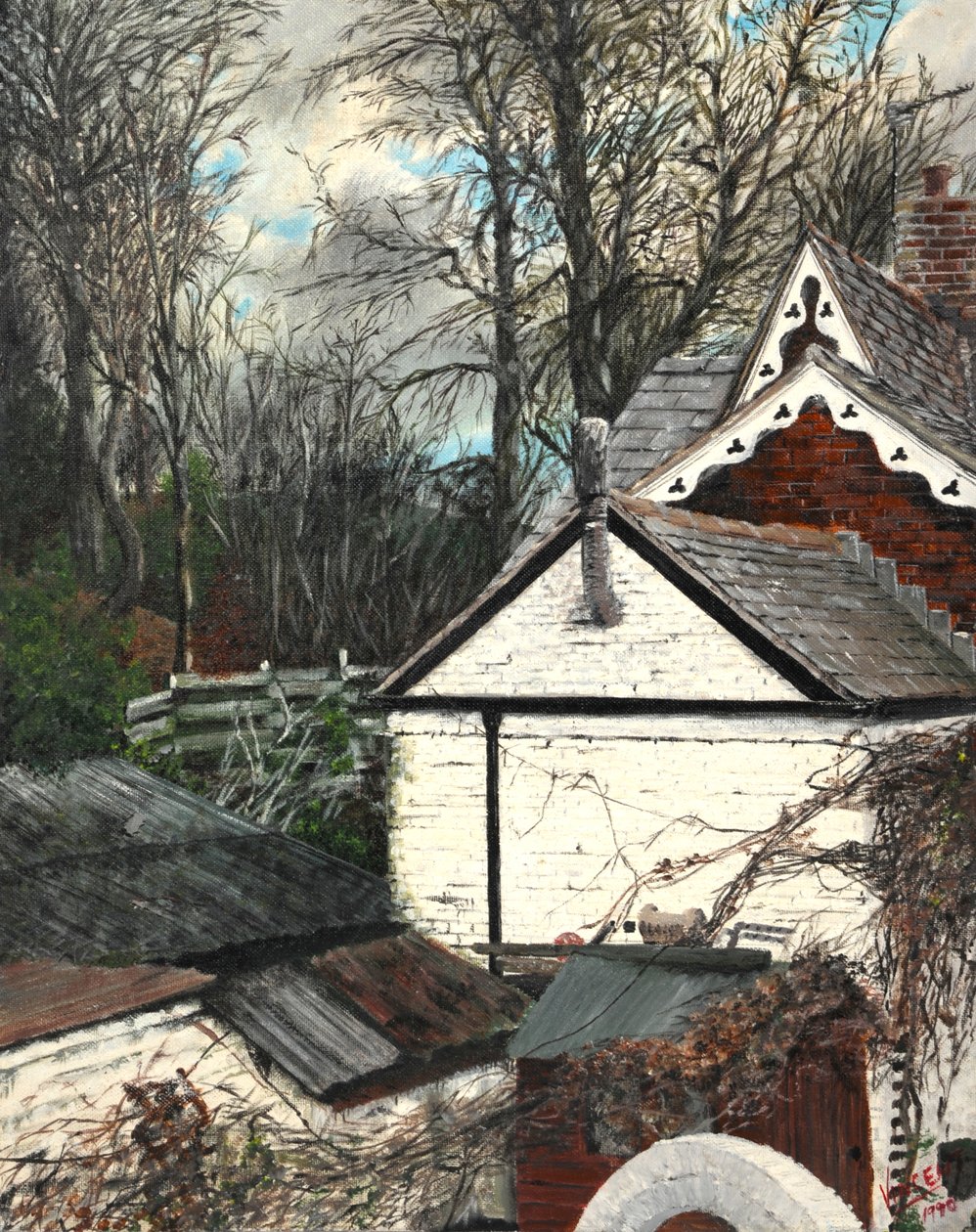 A Haunted Hill Mold Wales av Vincent Alexander Booth