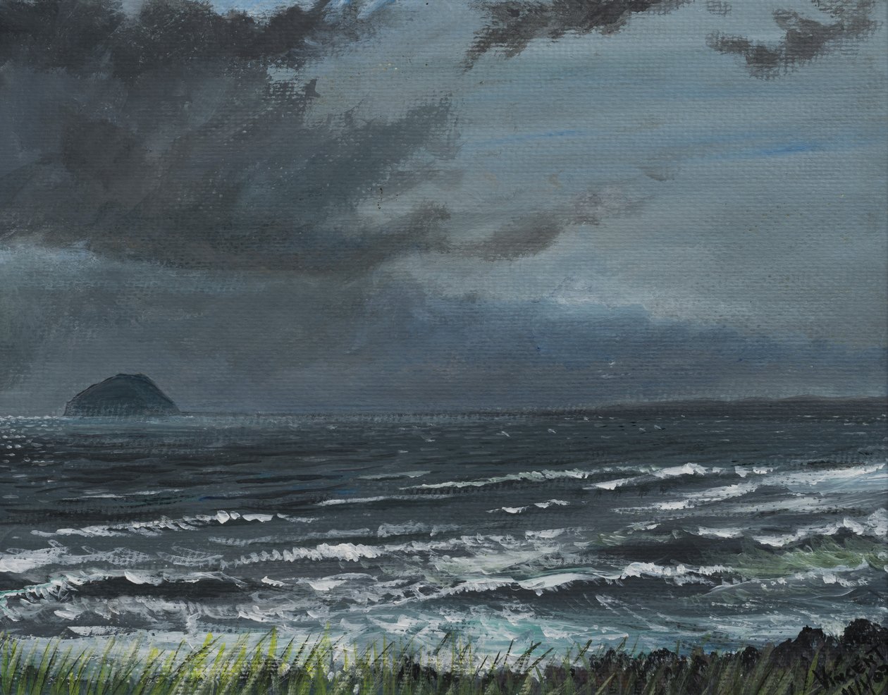 Approaching Storm, 2007, (akryl på lerretstavle) av Vincent Alexander Booth
