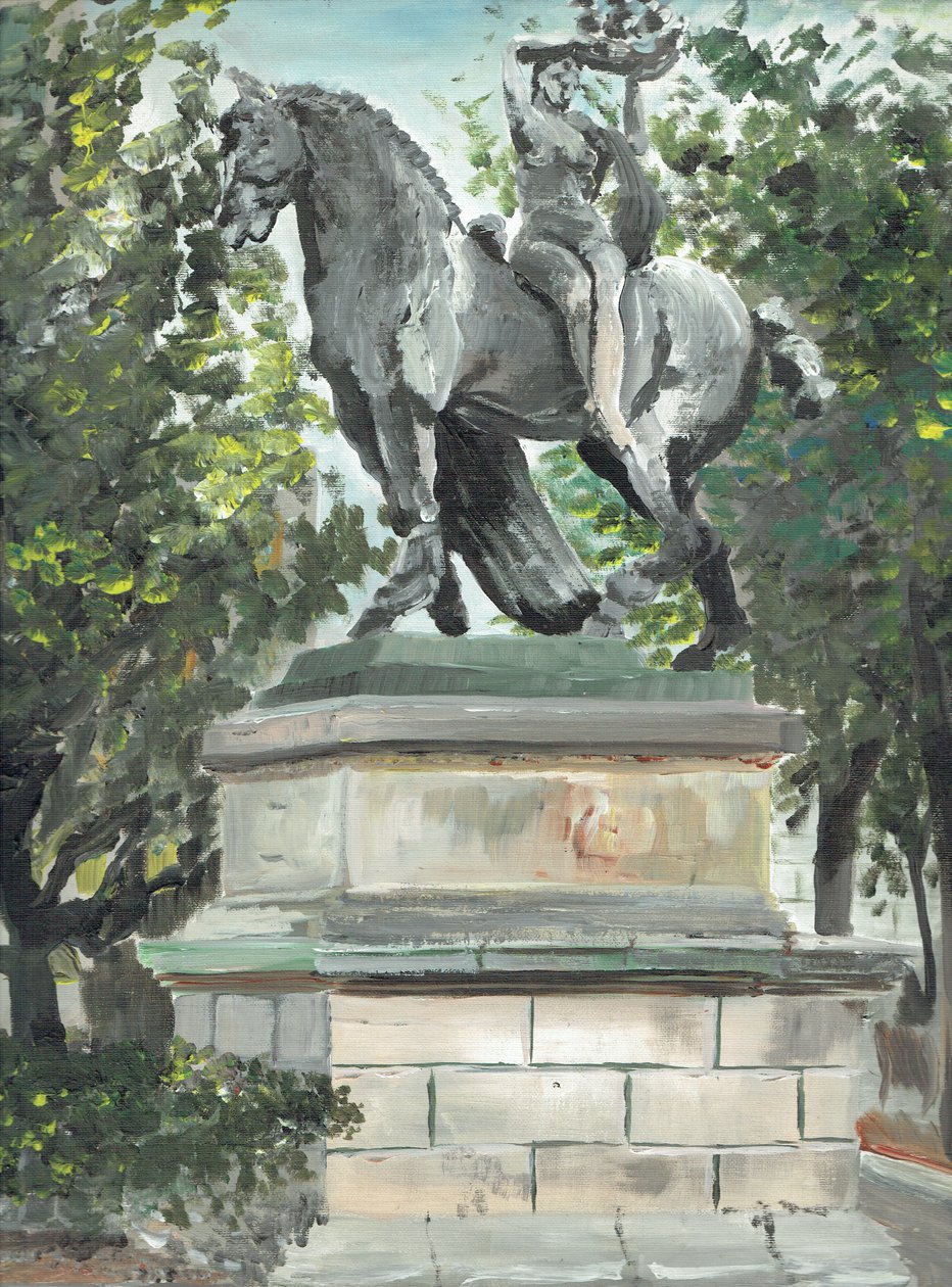 Art Barcelona , 1994, (akryl på lerretstavle) av Vincent Alexander Booth