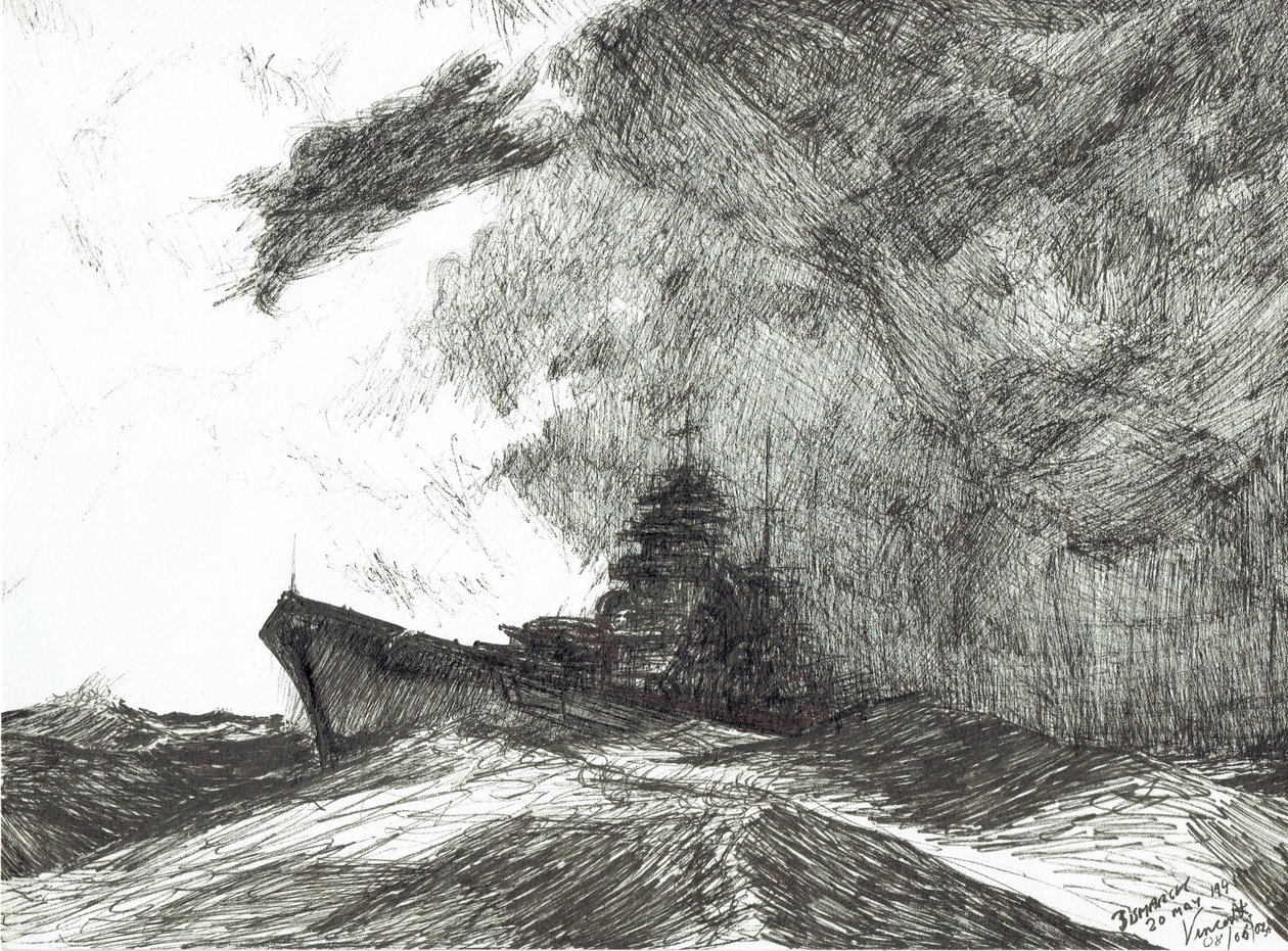 Bismarck ut av stormen, 2002 av Vincent Alexander Booth