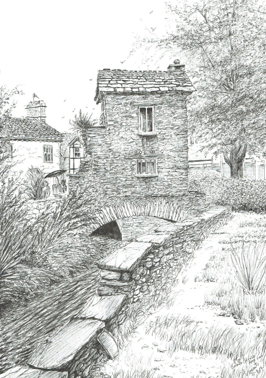Bridge House Ambleside, 2019 av Vincent Alexander Booth