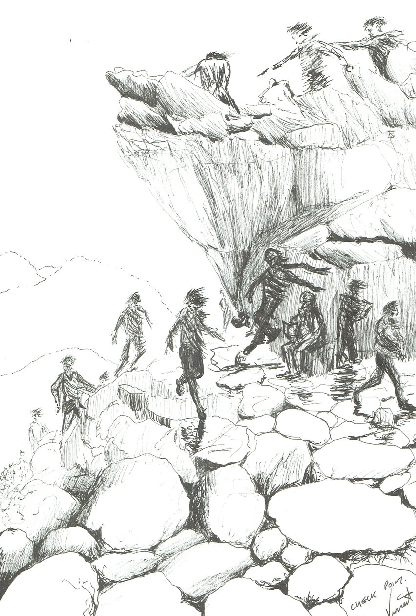 Sjekkpunkt på toppen, 2008 av Vincent Alexander Booth