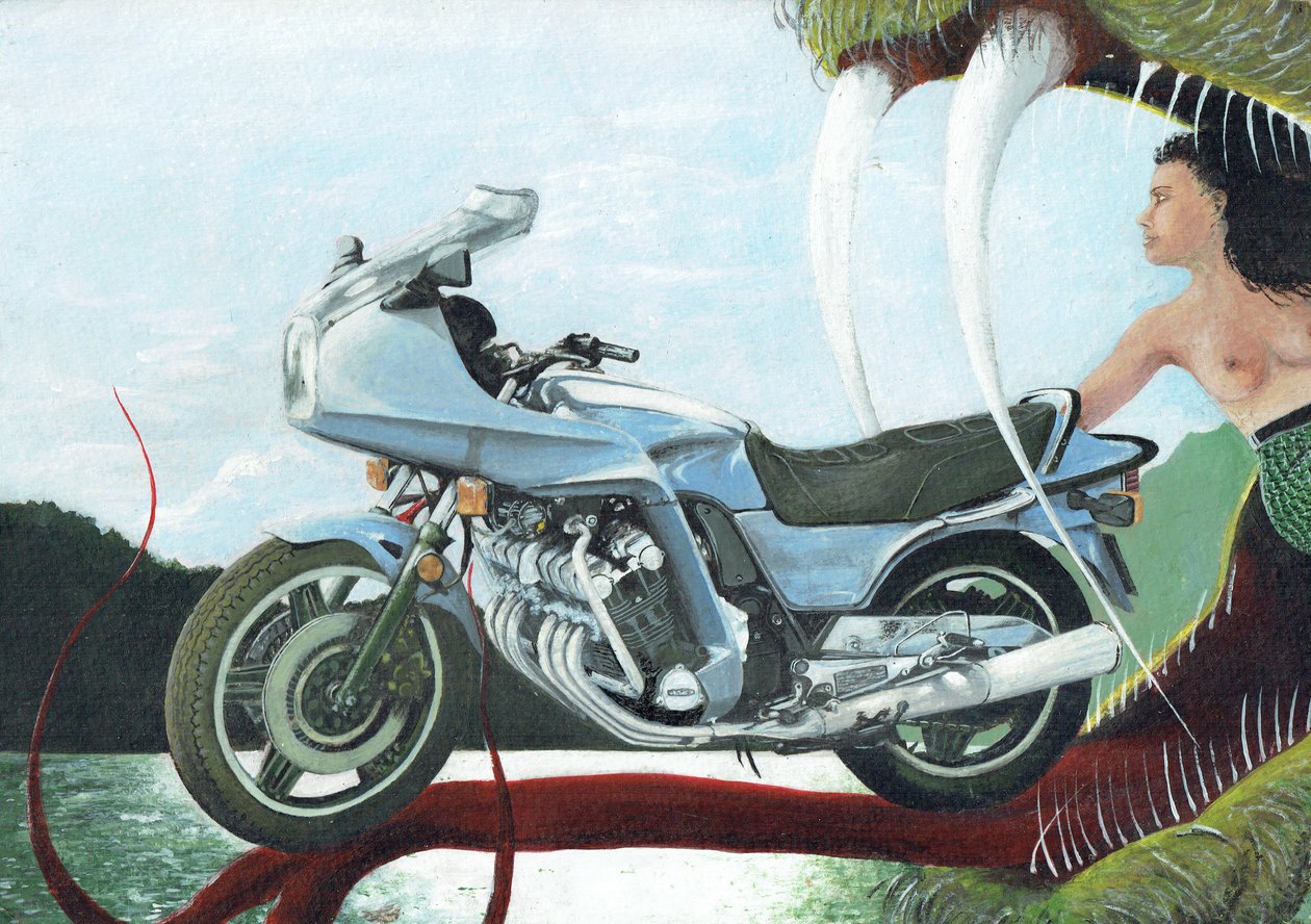 Freedom delivery, 1986, (akryl på lerretstavle) av Vincent Alexander Booth