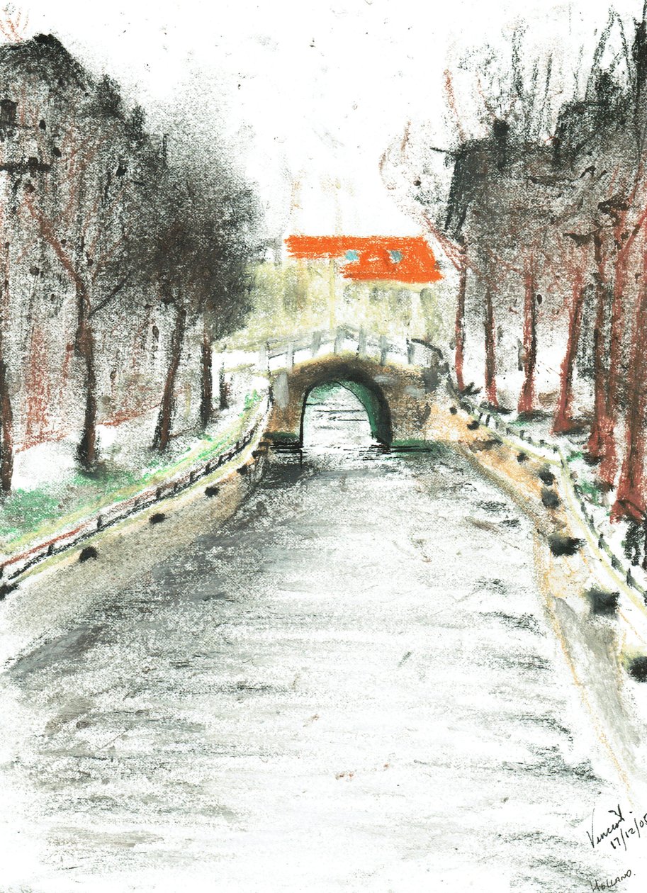 Holland, kanalutsikt, 2005 av Vincent Alexander Booth