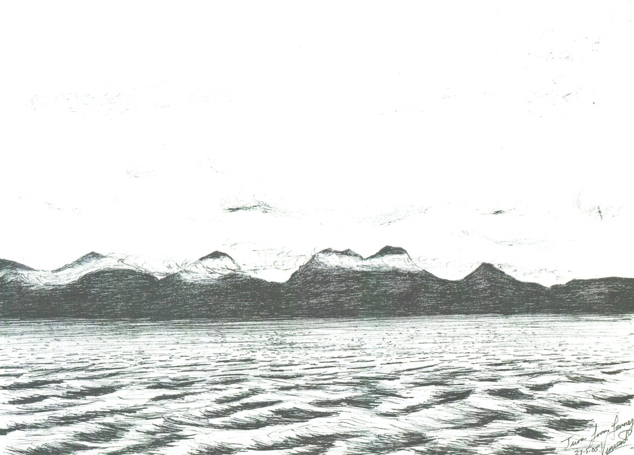 Jura-scene fra Ferry, 2005 av Vincent Alexander Booth