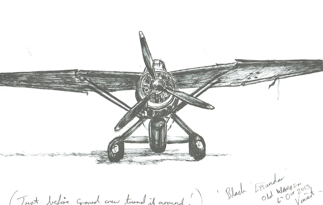 Lysander ved Old Warden, 2012 av Vincent Alexander Booth