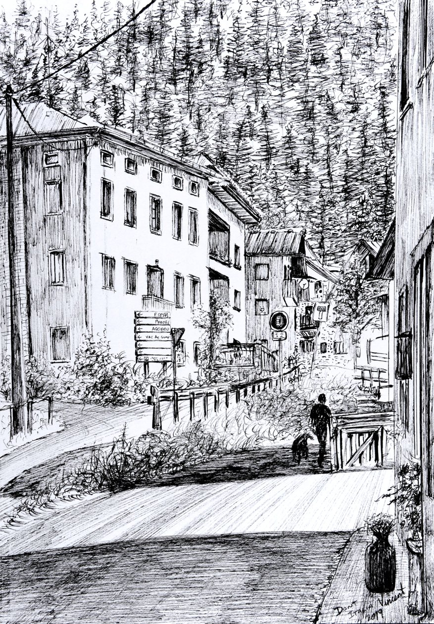 Hovedgate i Dont Italia, 2019 av Vincent Alexander Booth