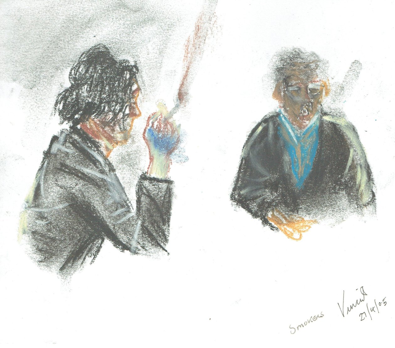 Pub Smokers, 2005 av Vincent Alexander Booth