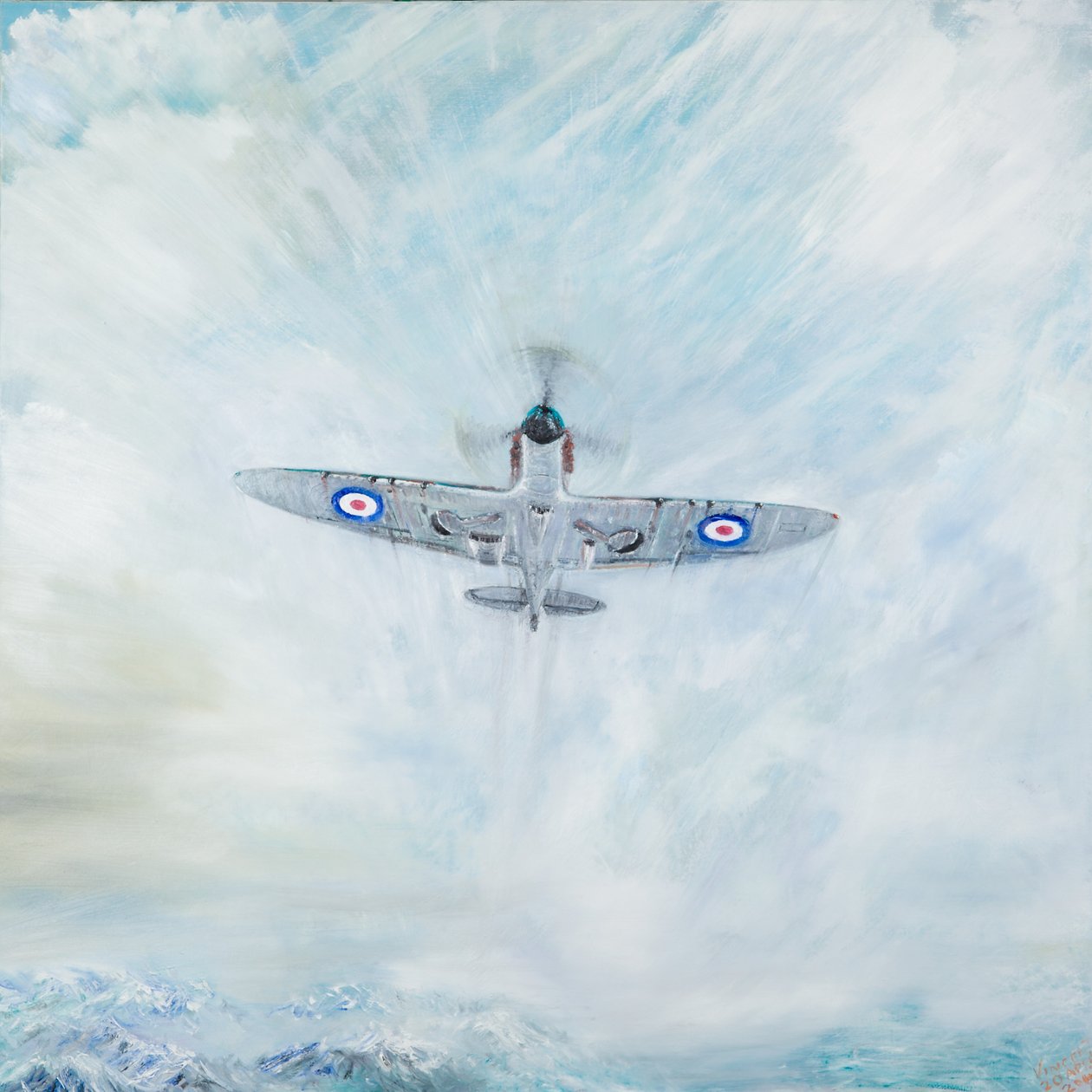 Spitfire Spar Ess, 2016, av Vincent Alexander Booth