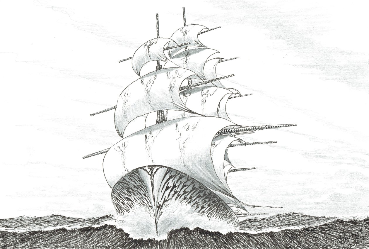 Storm Creators Block Island Sound, 2023 av Vincent Alexander Booth