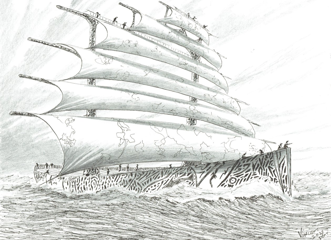 Storm Creators Cape Brett, 2022 av Vincent Alexander Booth