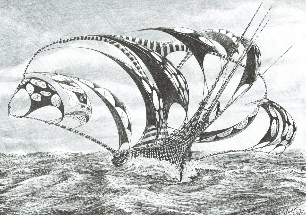 Storm Creators Cooperation Sea, 2018 av Vincent Alexander Booth