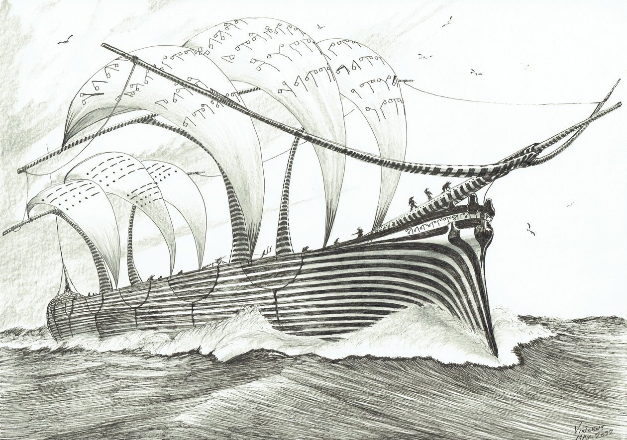 Storm Creators Lake Tanganyika, 2022 av Vincent Alexander Booth