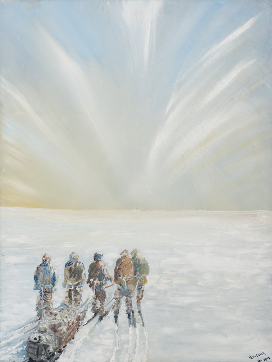 The Black Speck 16. januar 1912, 2012, (Olje på lerret) av Vincent Alexander Booth