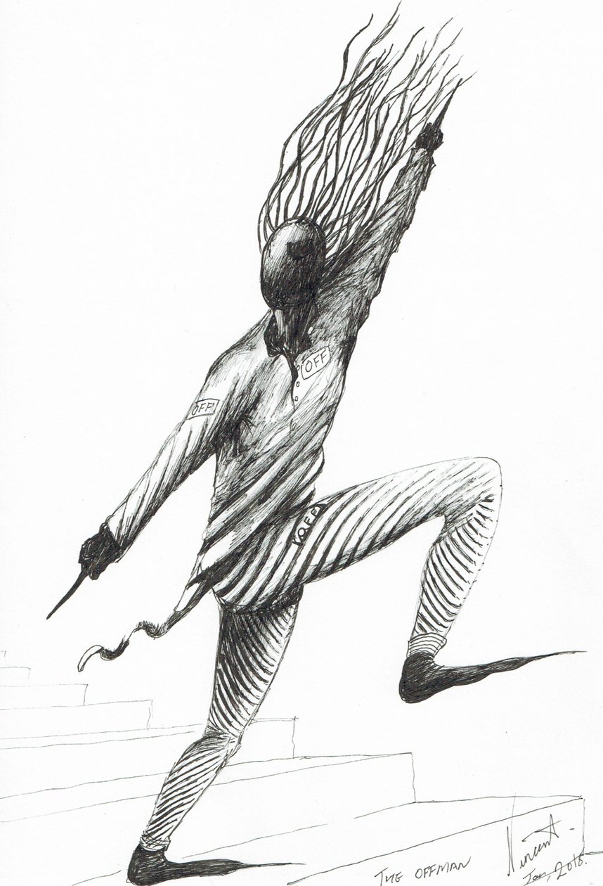 The OFF Man, 2018 av Vincent Alexander Booth