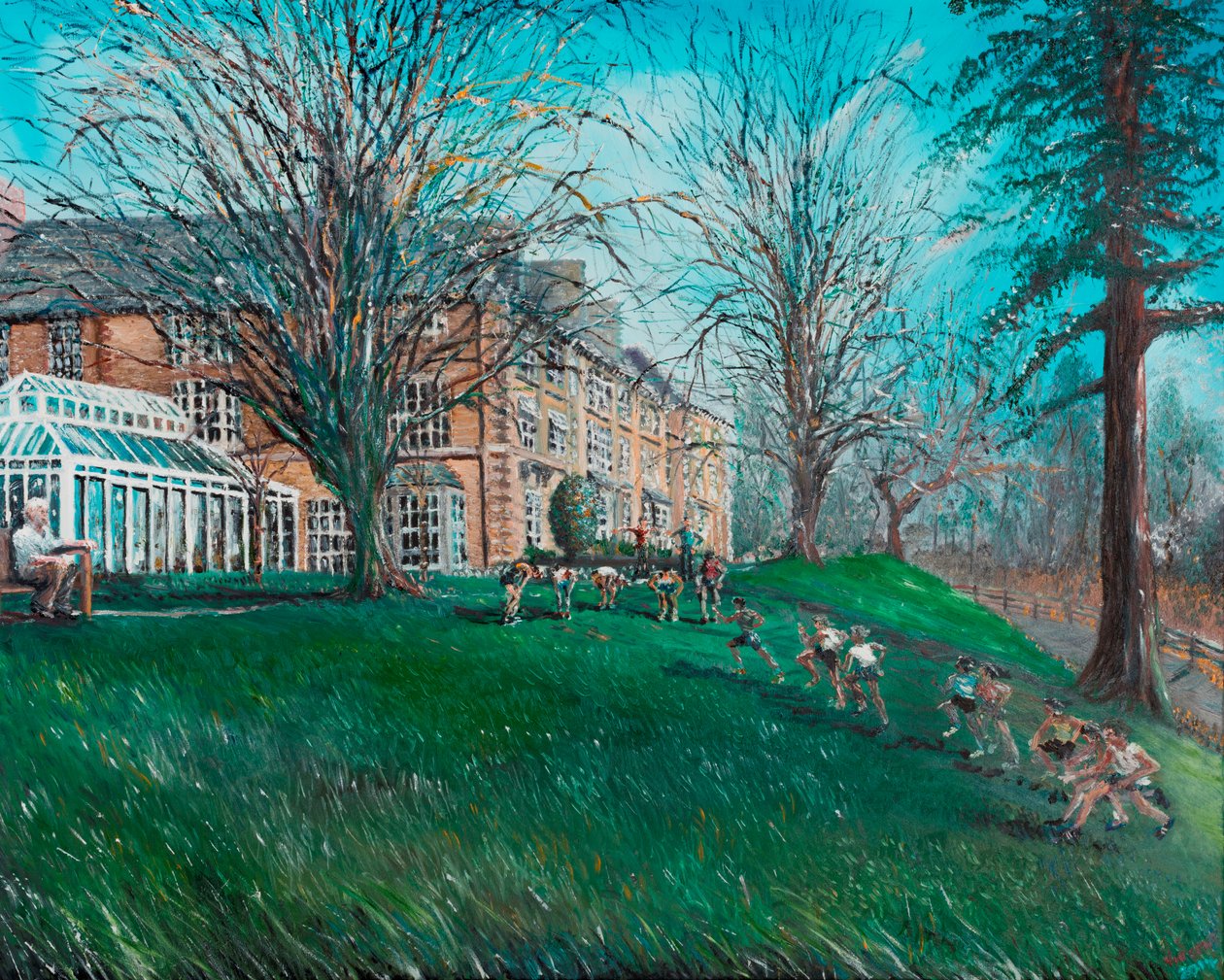 Trening på Gilsland spahotell, 2014 av Vincent Alexander Booth