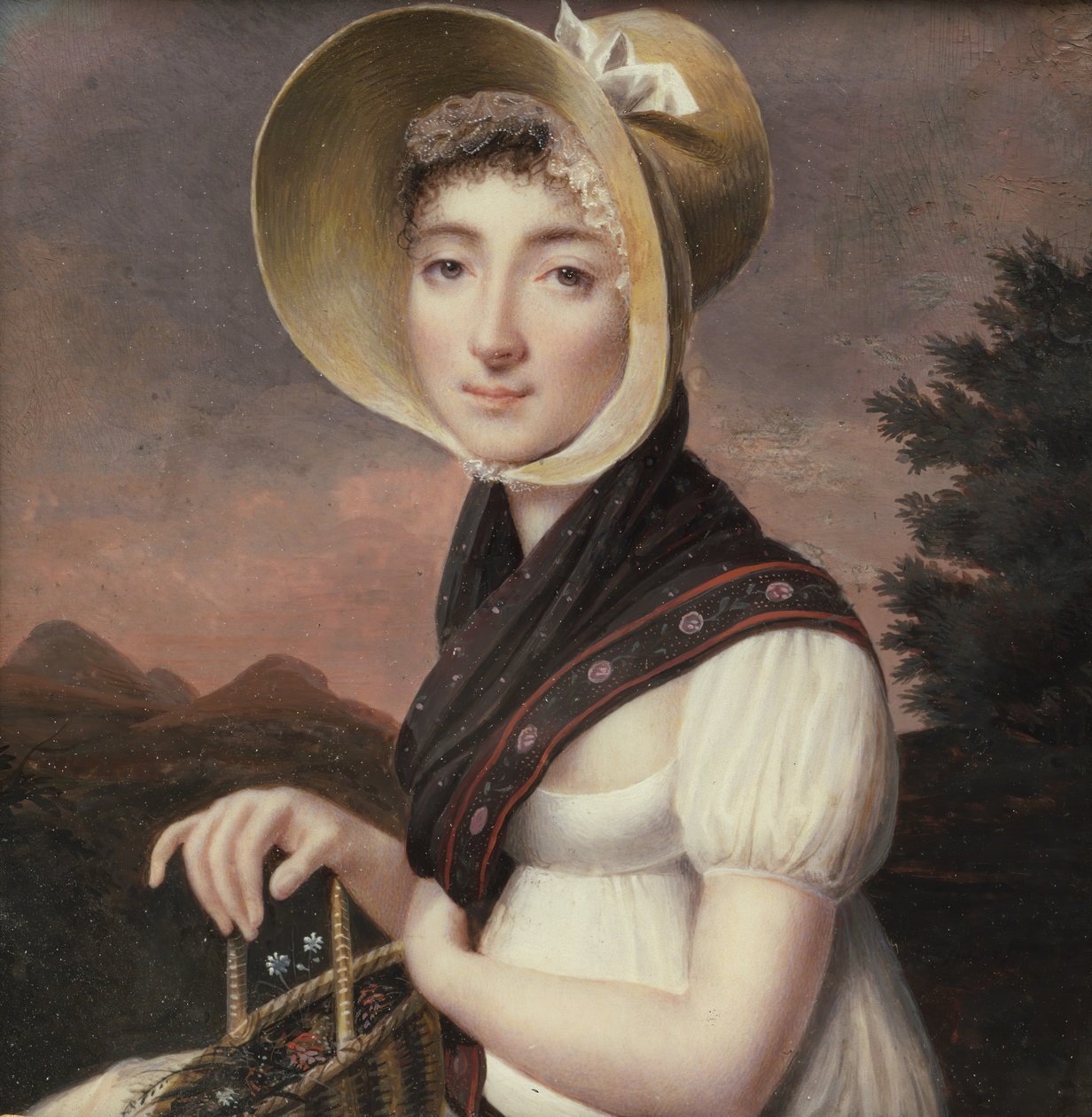 Portrett av en kvinne, ca. 1810. av Vincent Bertrand